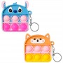 Creative Stress Relief Bear Rabbit Soft Keychain Articles personnalisés