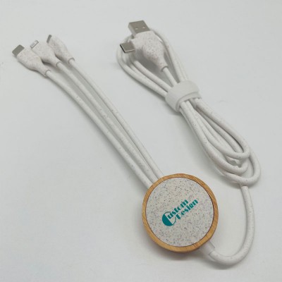 how to get Multi USB Cable Eco-Friendly Wheat Straw