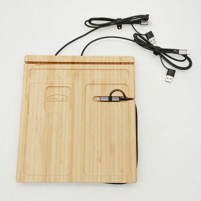 where to buy Gift Sets Bamboo Advertising Holder with Magnetic Wireless Charger