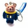 Cute Mouses Personalized Rubber Keychain Small Giveaway Items
