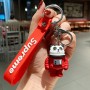 Charm Cartoon Panda Rubber Wrist Keychain Promotional Giveaway Items