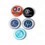 how to find Custom Name Tags and Button Badges
