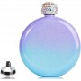 Round Stainless Steel Custom Liquor Flask