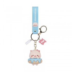 funny silicone rubber keyrings unique personalised gifts