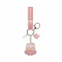funny pink pig custom rubber keychains gift items for women