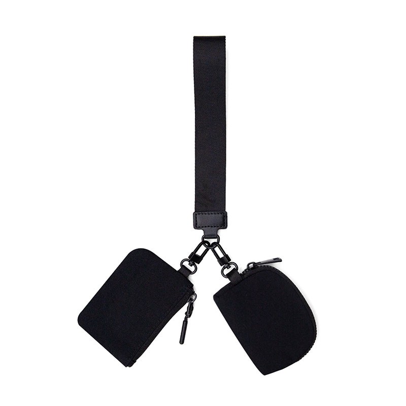 how to find Custom Nylon Dual Pouch Wristlet Wallet