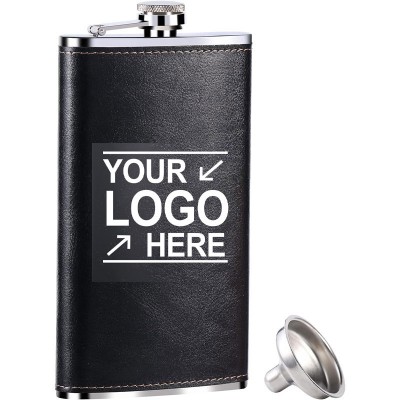 Personalized Flask Stainless Steel 12oz