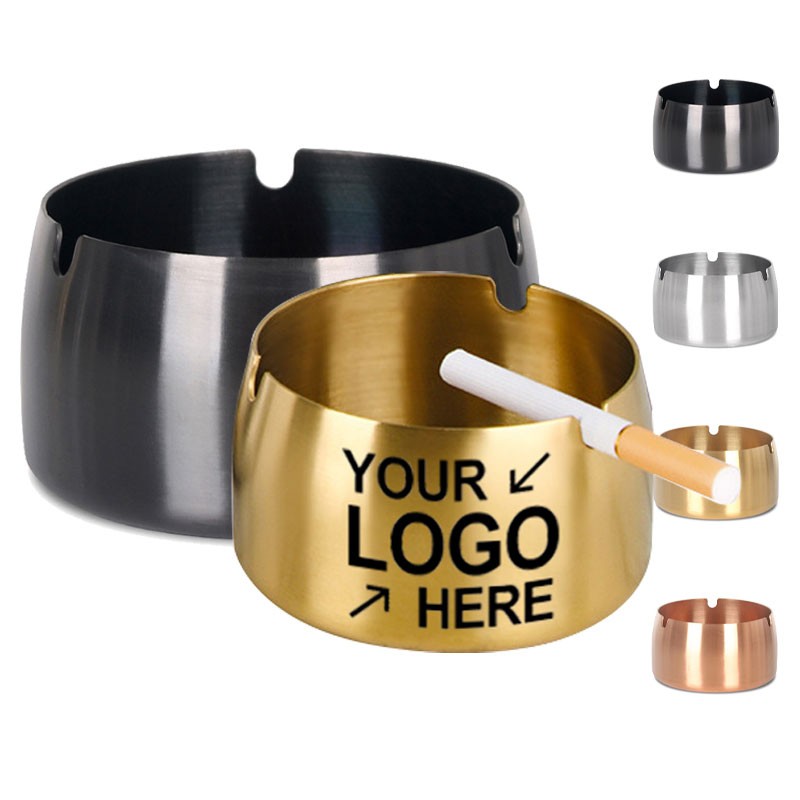 how to get Customizable Stainless Steel Ashtray with Logo