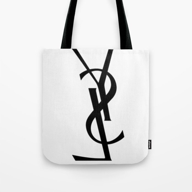 ysl tote bag white