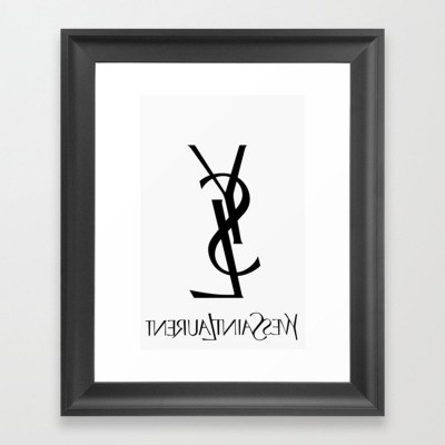 Gerahmter YSL-Kunstdruck Beste Firmengeschenke