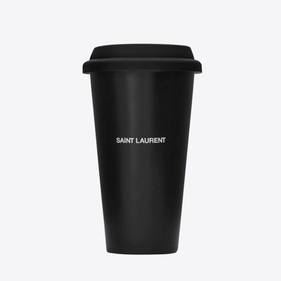 ysl logo coffee mug company gift ideas