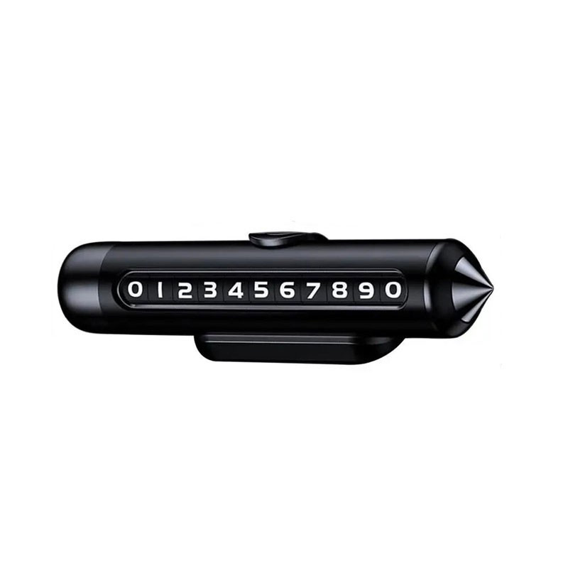 Parking Number Plate and Safety Hammer