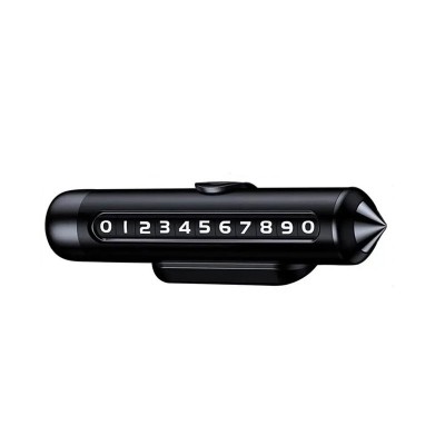 Parking Number Plate and Safety Hammer