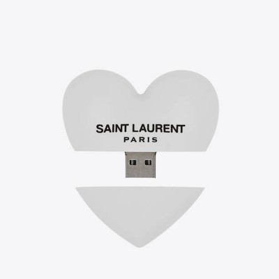 Yves Saint Laurent YSL Limited Edition Heart Shaped Padlock Black Tags