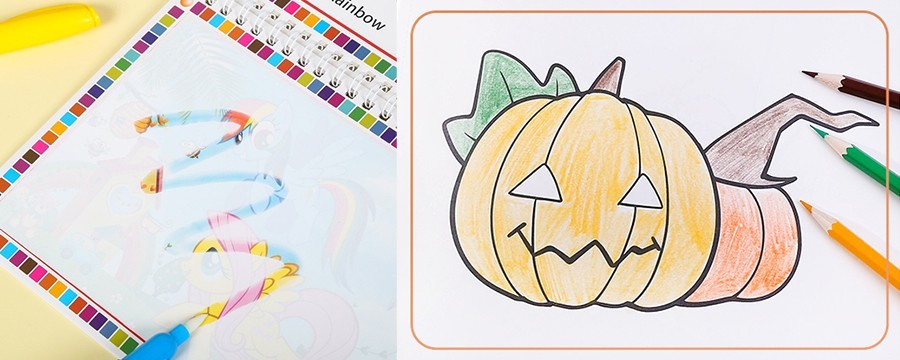 personalized coloring & art painting books for all ages