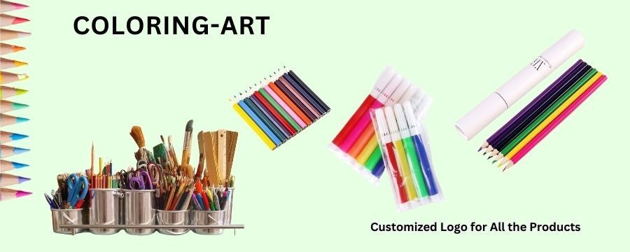 Personalized Coloring & art Promotional Gift Items For Your Logo