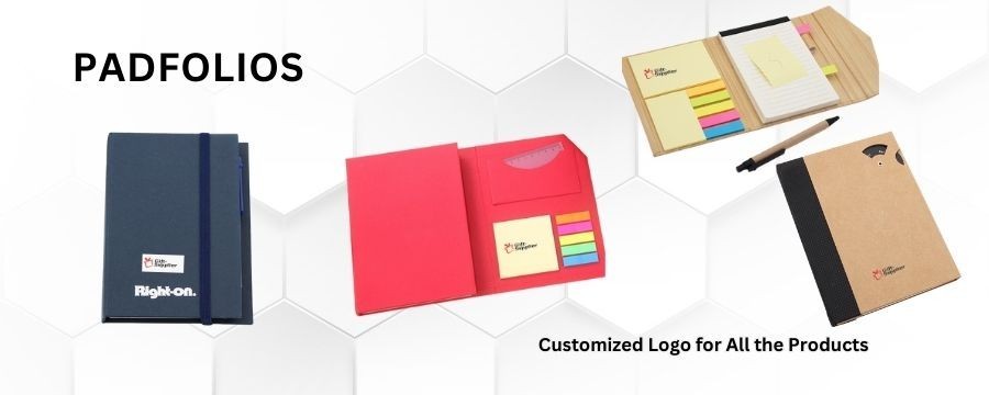 Papelería, cuadernos de encuadernación en espiral con logotipo para cada uso.