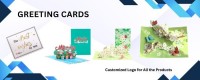 Lot de cartes de vœux personnalisées pour toutes les occasions