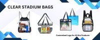Affordable Custom Clear Stadium Bags Personalized and Promotional for Events
