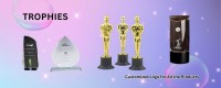 Personalized Awards gift Custom Logo Trophies by gift supplier