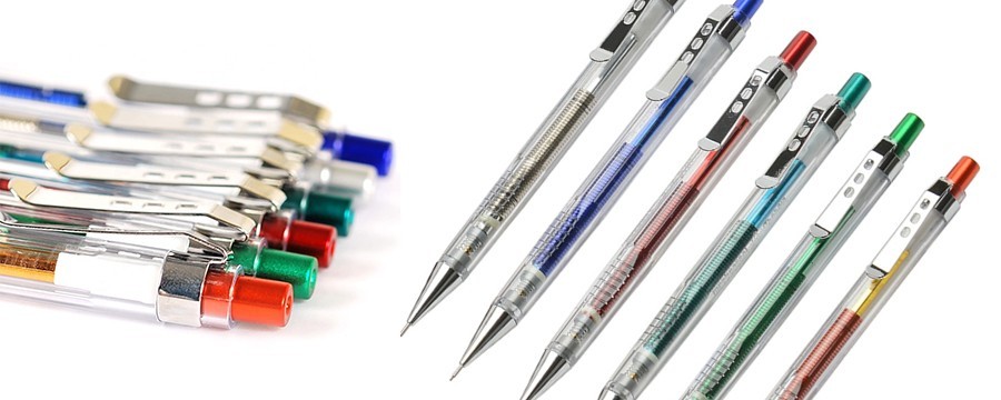 أقلام رصاص للكتابة والرسم متعددة الاستخدامات مع شعار في استوديو الفن