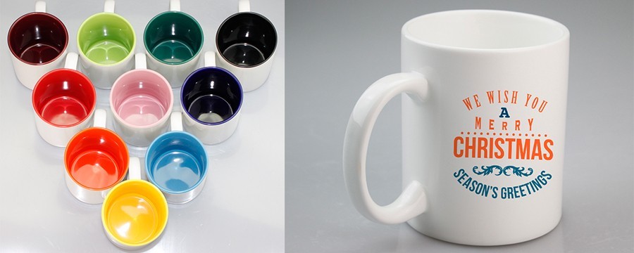 individuell bedruckte Marke auf Keramik-Kaffeebechern für jeden Zweck