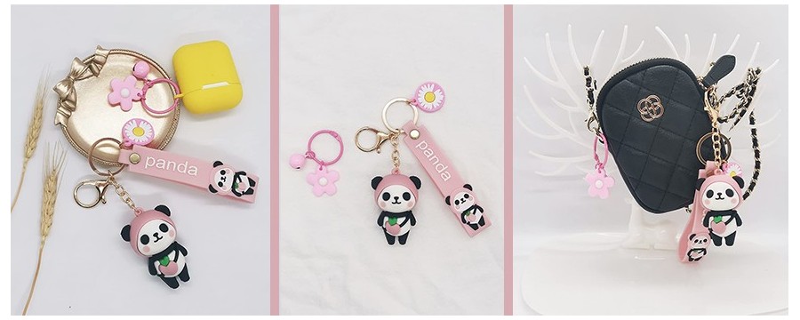 customize design soft rubber PVC keychain keyring with completive price