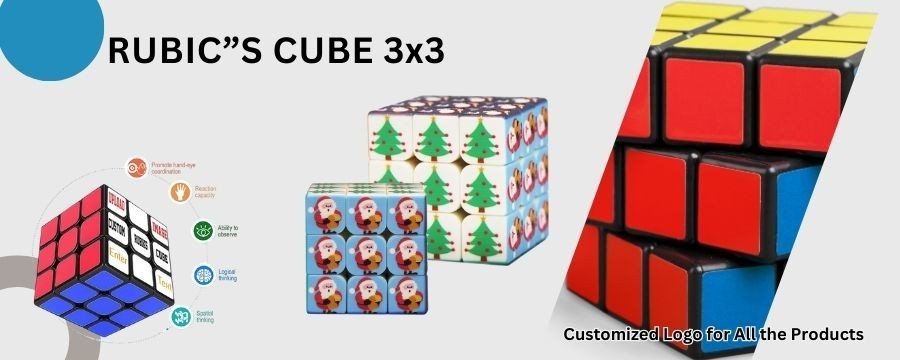 Affordable Custom Rubik's Cube 3x3 with Logo for Promo Gifts