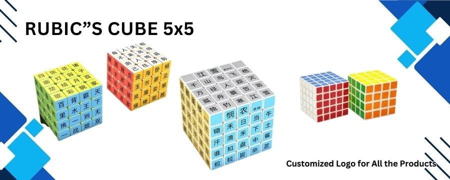 Custom Rubik's Cube 5x5 and Photo Cubes for Corporate Promo Gifts