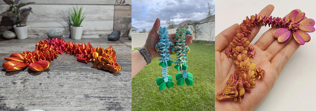 how-to-personalised-3D-Printed-4-Leaf-Clover-Dragon-Figurine
