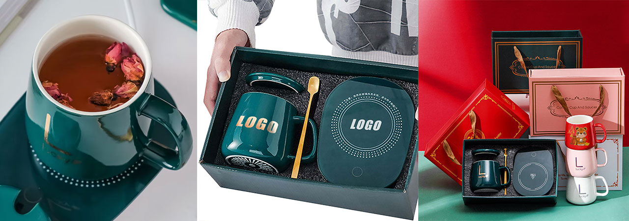 how-to-customized-Smart-Ceramic-Cup-with-Heating-Pad-Gift-Set
