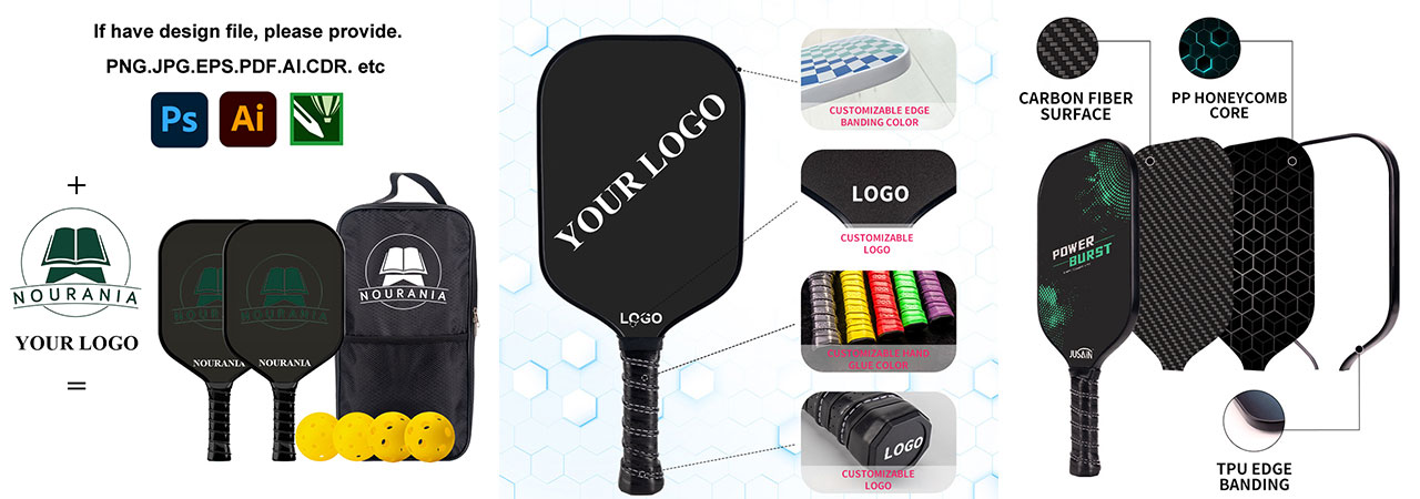 how-to-choose-Custom-Pickleball-Paddle-Set-with-Logo