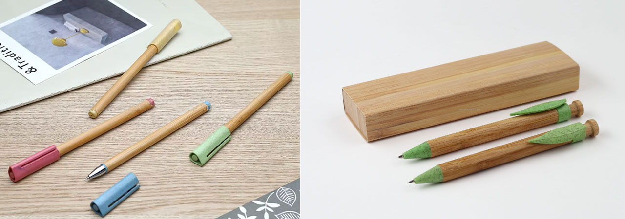 how-to-customized-ECO-Friendly-Pen-Bamboo-&-Wheat-Straw-Pen-Sustainable