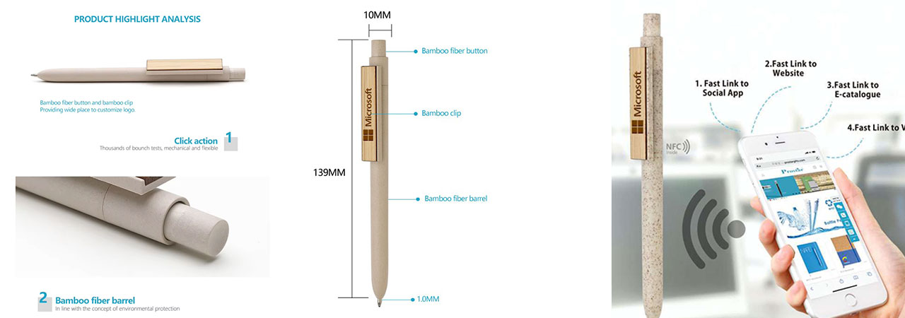 why-choose-Bamboo-Fibre-Push-Action-Ballpen-With-NFC