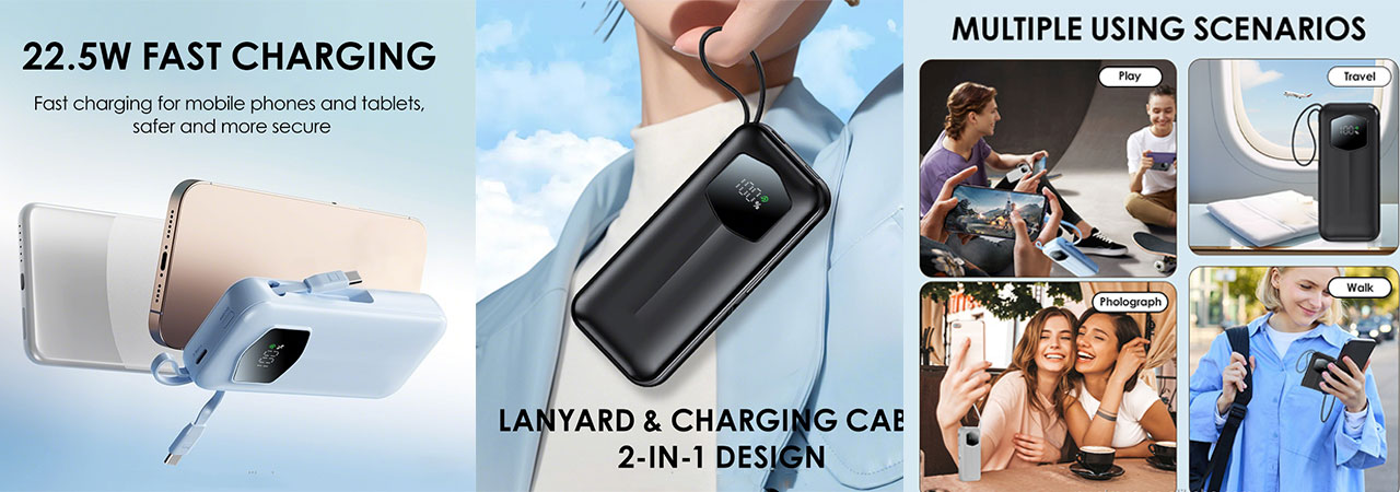 how-to-customized-10000mAh-Lanyard-with-Retractable-Power-Cord