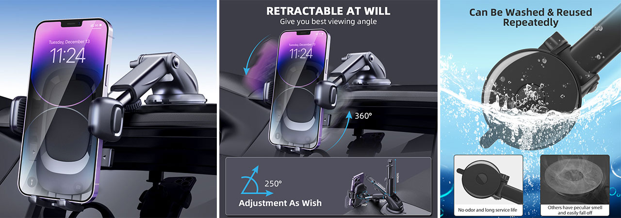 how-to-customized-Universal-iPhone-Car-Mount-with-Suction-Cup