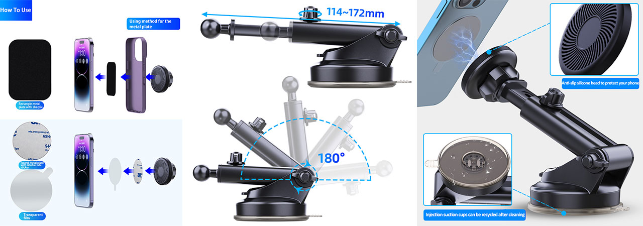 why-choose-Premium-Magnetic-Magsafe-Car-Phone-Mount