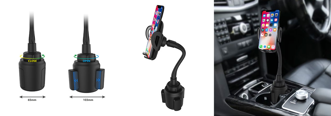 why-choose-Flexible-Gooseneck-Car-Cup-Holder-Phone-Mount