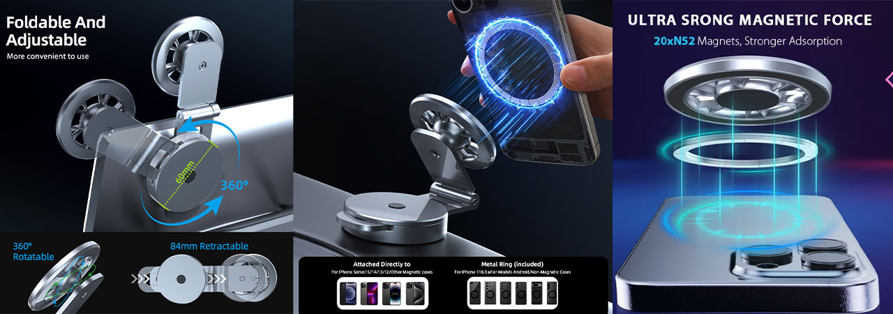 why-choose-Magnetic-Dashboard-&-Car-Vent-Phone-Holder