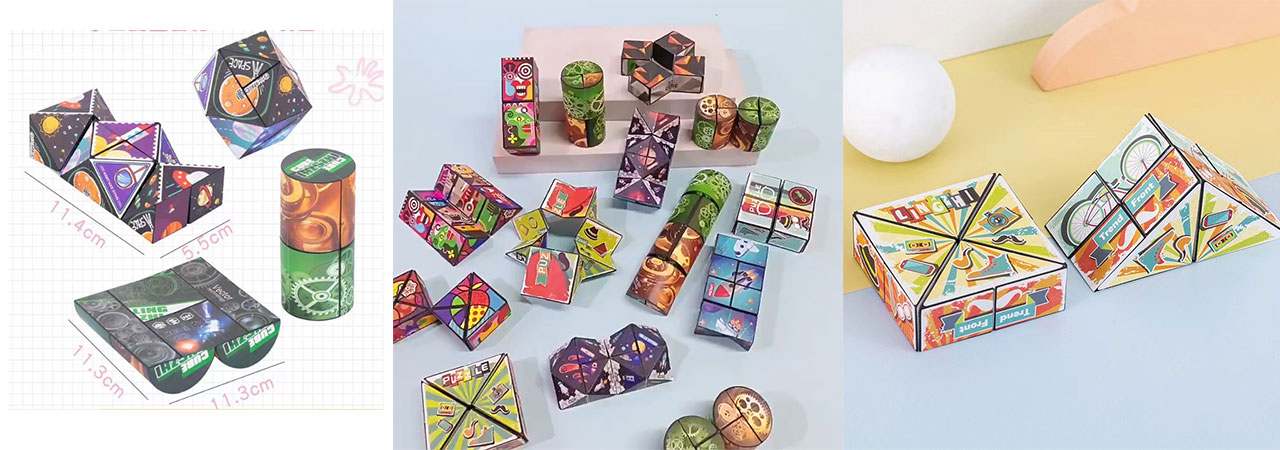 Cube Custom Magnetic Flip Cube