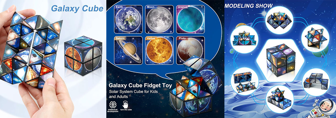 The Personalized Star Magic Cube Set