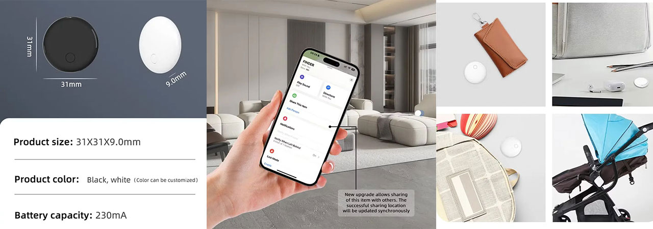 Smart Tracker Tag Lightweight