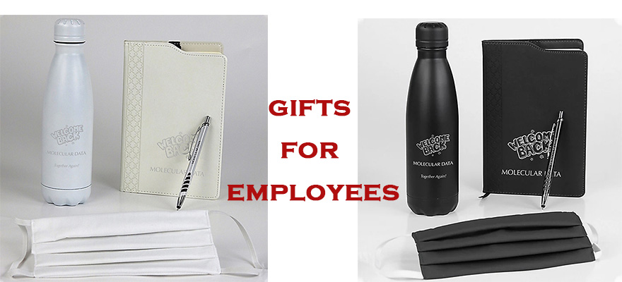 best water bottle notebook set company gifts for employees