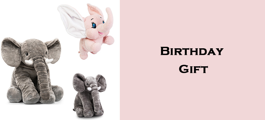 elephant soft toy as birthday gift to kids