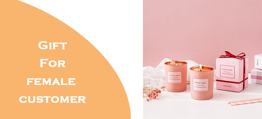 scented candles set Business gift For Female customer