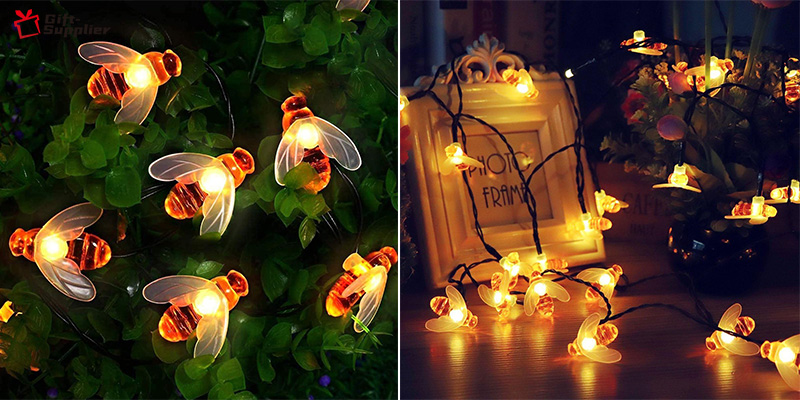 2024 home decoration Bumble Bee Fairy String Lights