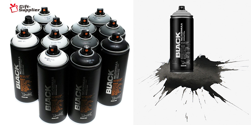 Montana BLACK 400ml Graffiti Mural Spray Paint