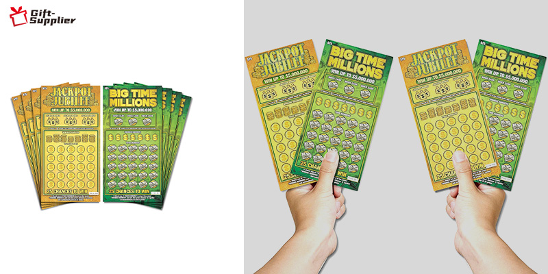 Scratch off Lotto tickets