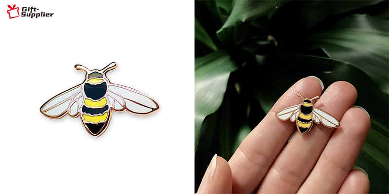 best holiday gift Bumble bee Enamel Pin for Mom