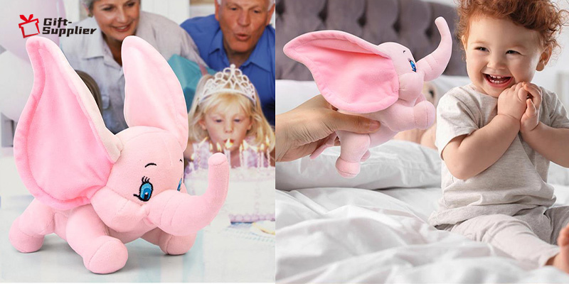 how to customize your brand on plush elephant toy